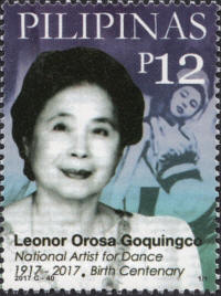 Leonor Goquinco on Philippines Stamps
